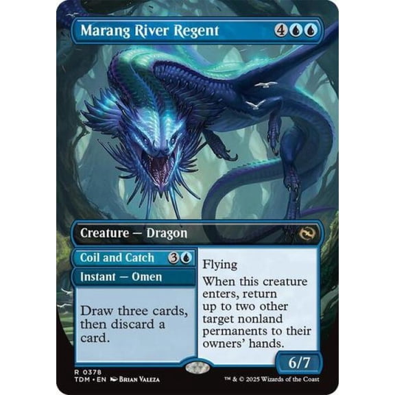 Magic the Gathering - Tarkir: Dragonstorm - Marang River Regent (Borderless) Near Mint
