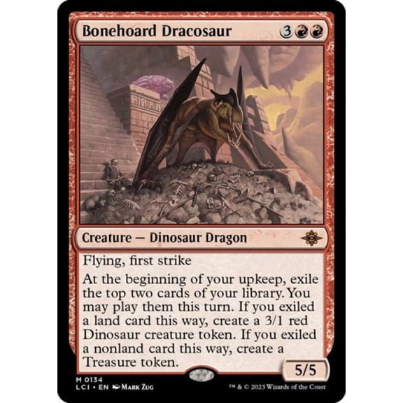 Magic the Gathering - The Lost Caverns of Ixalan - Bonehoard Dracosaur Near Mint