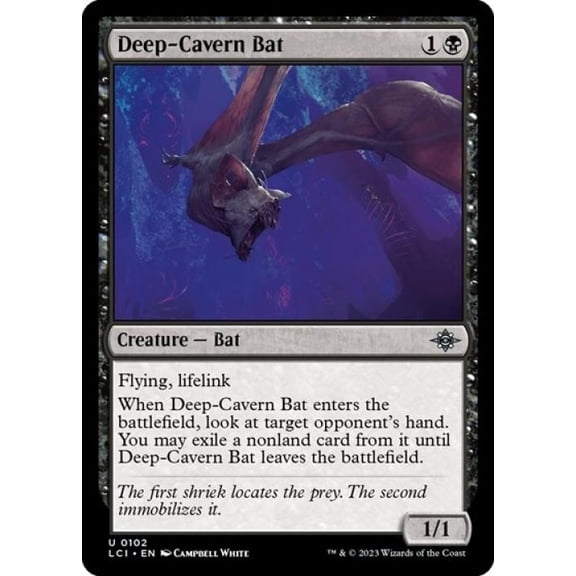 Magic the Gathering - The Lost Caverns of Ixalan - Deep-Cavern Bat Near Mint