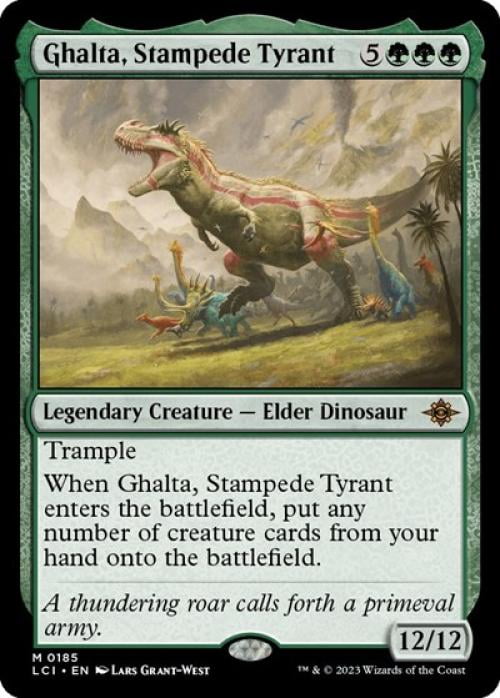 Magic the Gathering - The Lost Caverns of Ixalan - Ghalta, Stampede Tyrant Near Mint