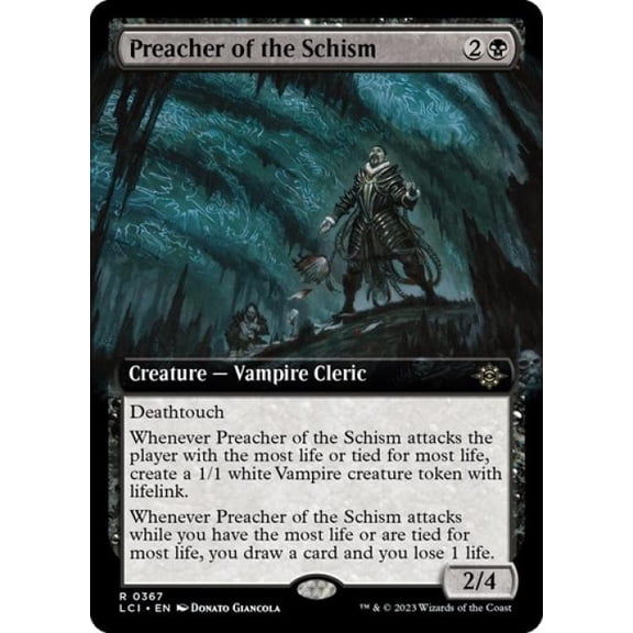 Magic the Gathering - The Lost Caverns of Ixalan - Preacher of the Schism (Extended Art) Near Mint