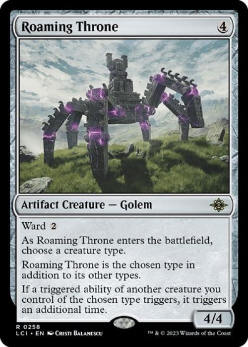 Magic the Gathering - The Lost Caverns of Ixalan - Roaming Throne Near Mint