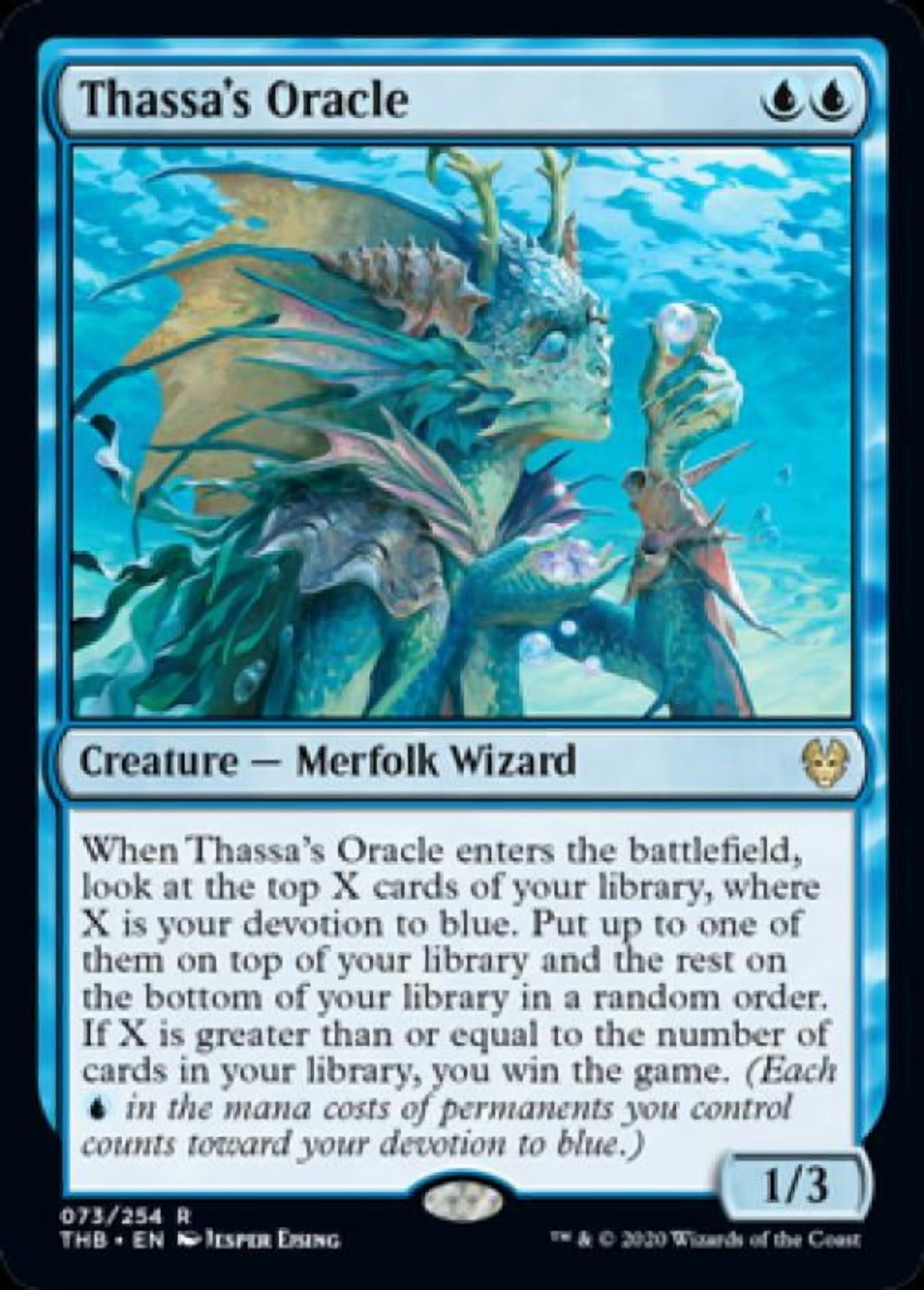 Magic the Gathering - Theros Beyond Death - Thassa's Oracle Near Mint