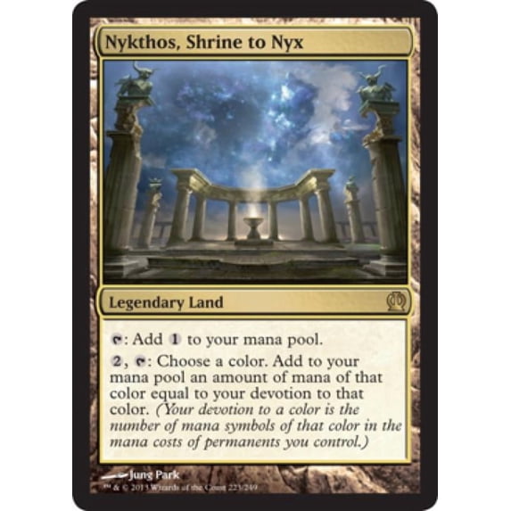Magic the Gathering - Theros - Nykthos, Shrine to Nyx Light Play
