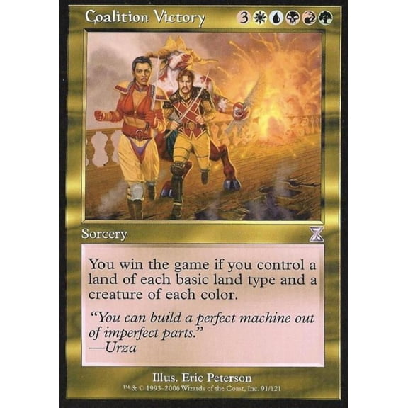 Magic the Gathering - Time Spiral Time Shifted - Coalition Victory Medium Play Foil