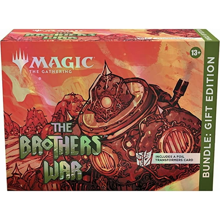 mtg brothers war set booster box Magic the Gathering: The Deluxe Gift Edition with Complete Land Each draft booster contains 15 cards and 1 token / advertising card MTG Caja de Set Boosters: