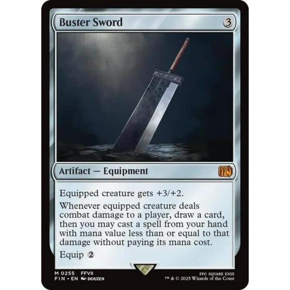 Magic the Gathering - Universes Beyond: FINAL FANTASY - Buster Sword Near Mint