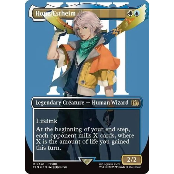 Magic the Gathering - Universes Beyond: FINAL FANTASY - Hope Estheim (Borderless) (Surge Foil) Near Mint Foil