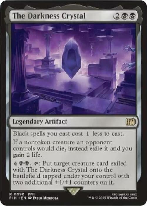 Magic the Gathering - Universes Beyond: FINAL FANTASY - The Darkness Crystal Near Mint