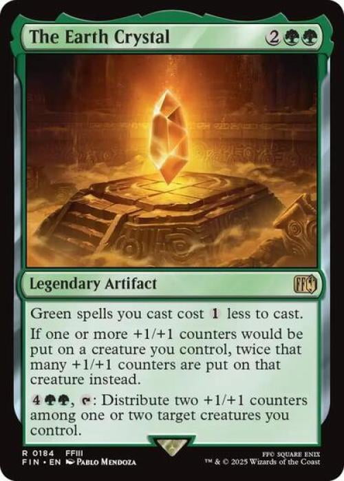 Magic the Gathering - Universes Beyond: FINAL FANTASY - The Earth Crystal Near Mint