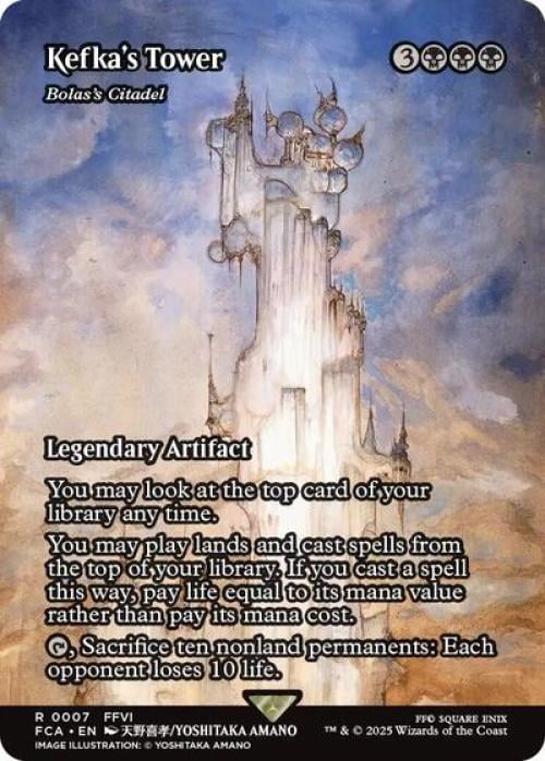 Magic the Gathering - Universes Beyond: FINAL FANTASY: Through the Ages - Kefka's Tower - Bolas's Citadel (Showcase) Near Mint