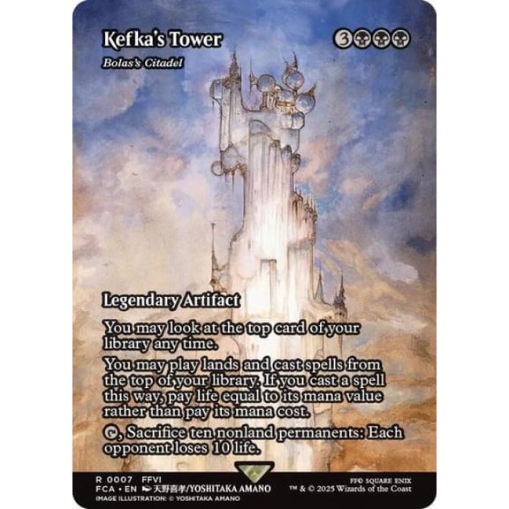 Magic the Gathering - Universes Beyond: FINAL FANTASY: Through the Ages - Kefka's Tower - Bolas's Citadel (Showcase) Near Mint
