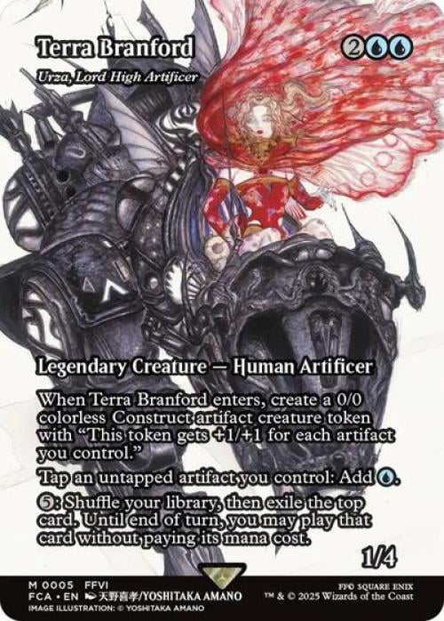 Magic the Gathering - Universes Beyond: FINAL FANTASY: Through the Ages - Terra Branford - Urza, Lord High Artificer (Showcase) Near Mint