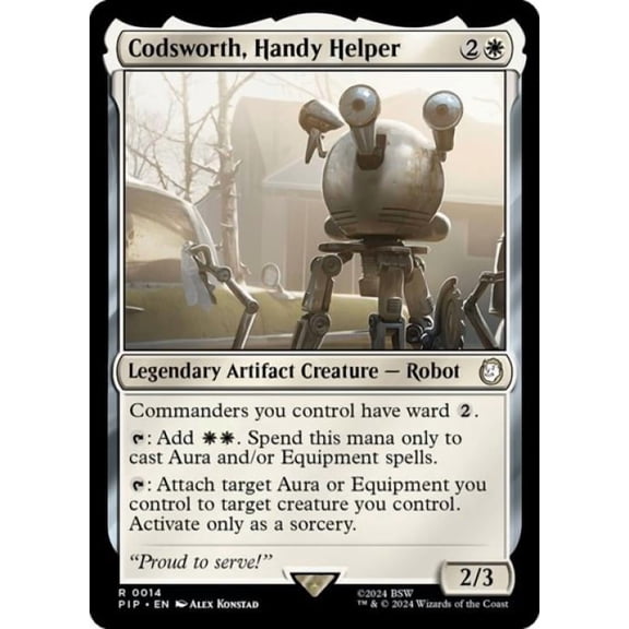 Magic the Gathering - Universes Beyond: Fallout - Codsworth, Handy Helper Near Mint