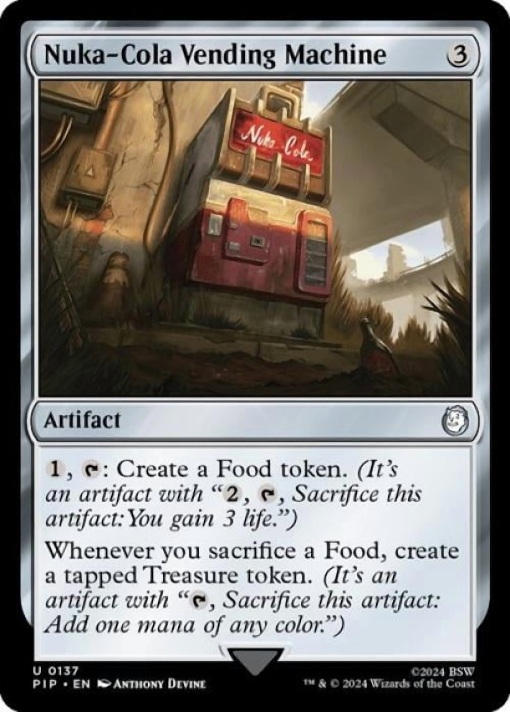 Magic the Gathering - Universes Beyond: Fallout - Nuka-Cola Vending Machine Near Mint