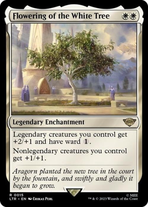Magic the Gathering - Universes Beyond: The Lord of the Rings: Tales of Middle-earth - Flowering of the White Tree Near Mint