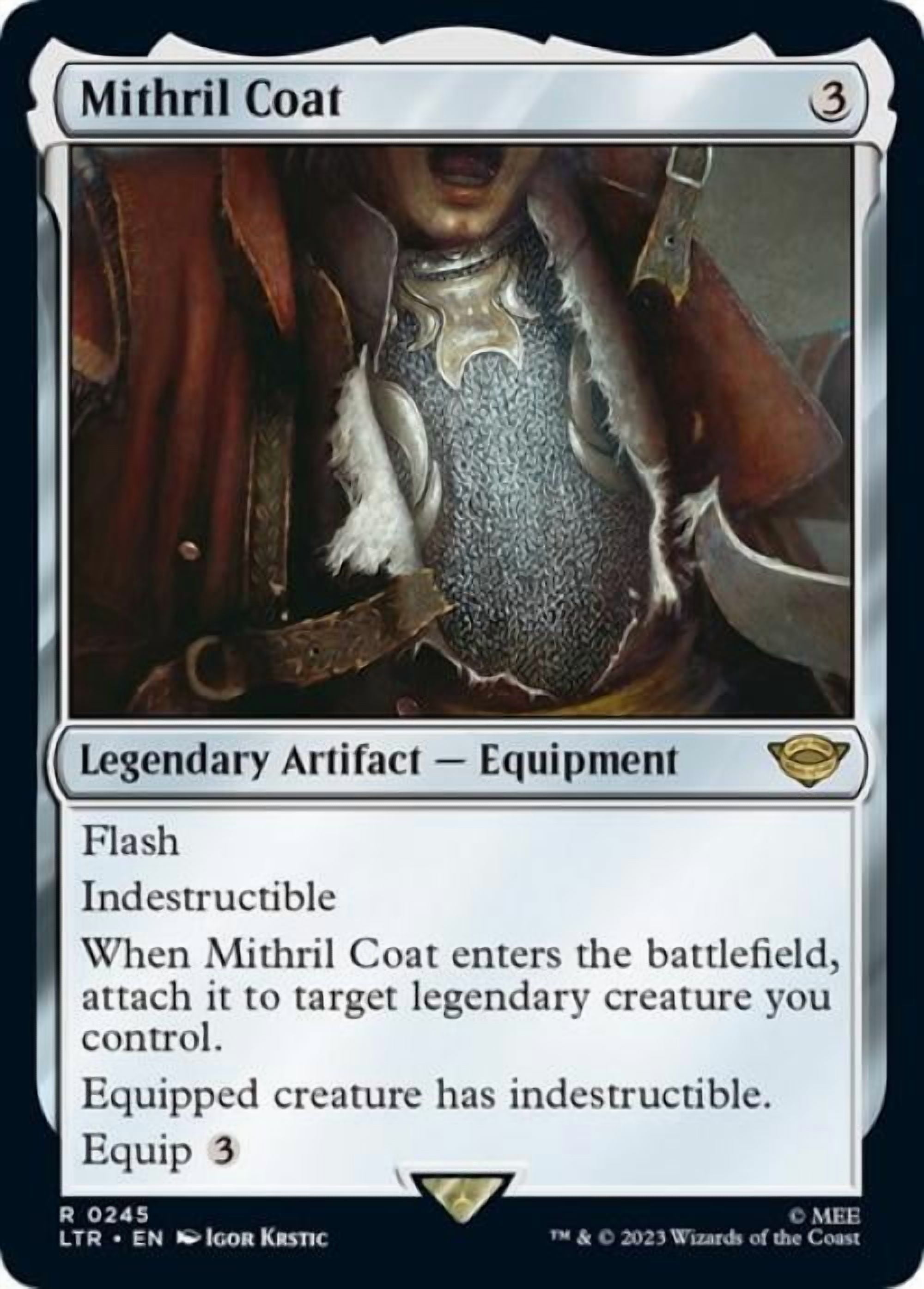 Magic the Gathering - Universes Beyond: The Lord of the Rings: Tales of Middle-earth - Mithril Coat Near Mint