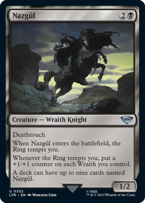 Magic the Gathering - Universes Beyond: The Lord of the Rings: Tales of Middle-earth - Nazgul (0332) Near Mint