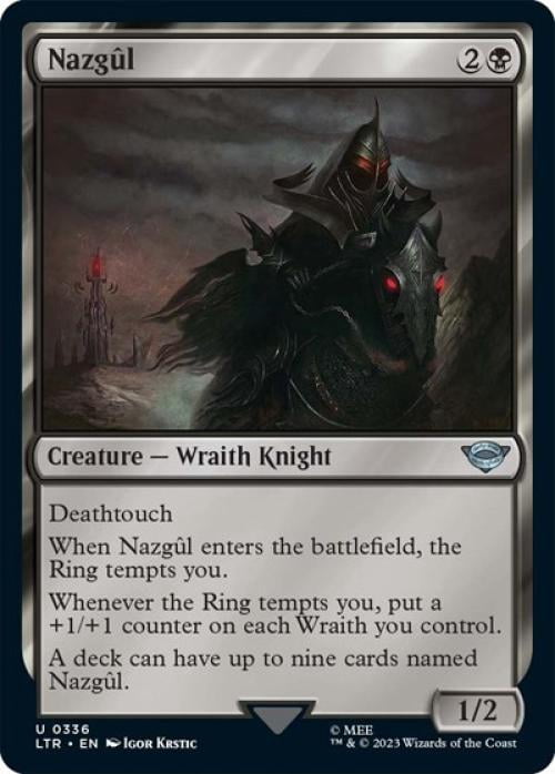Magic the Gathering - Universes Beyond: The Lord of the Rings: Tales of Middle-earth - Nazgul (0336) Near Mint