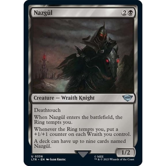 Magic the Gathering - Universes Beyond: The Lord of the Rings: Tales of Middle-earth - Nazgul (0336) Near Mint