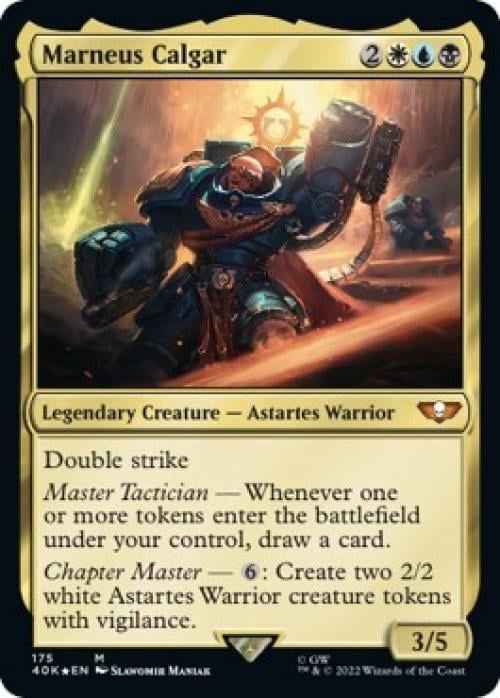 Magic the Gathering - Universes Beyond: Warhammer 40K - Marneus Calgar Near Mint Foil
