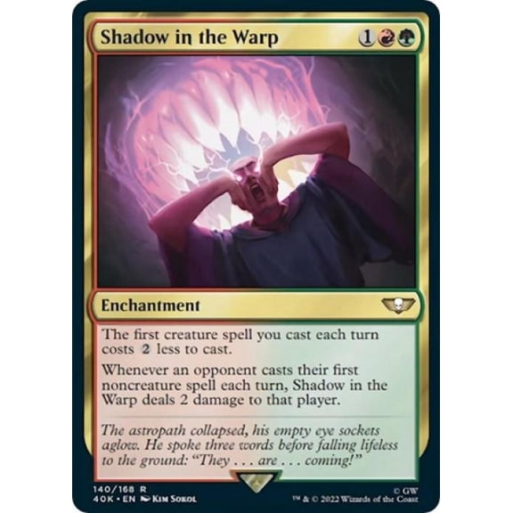 Magic the Gathering - Universes Beyond: Warhammer 40K - Shadow in the Warp Near Mint