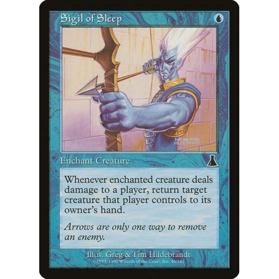 Magic the Gathering - Urza's Destiny - Sigil of Sleep Light Play