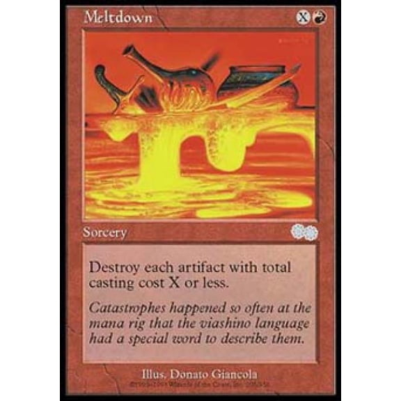 Magic the Gathering - Urza's Saga - Meltdown Medium Play