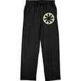 thumbnail image 1 of Magic the Gathering White Mana Men's Black Sleep Pants-Small, 1 of 5