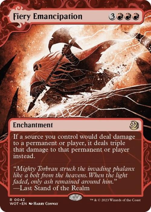Magic the Gathering - Wilds of Eldraine: Enchanting Tales - Fiery Emancipation Near Mint