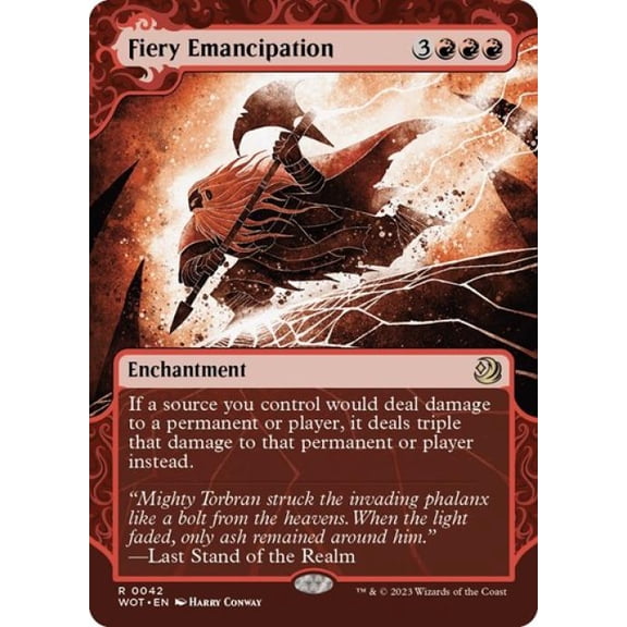 Magic the Gathering - Wilds of Eldraine: Enchanting Tales - Fiery Emancipation Near Mint
