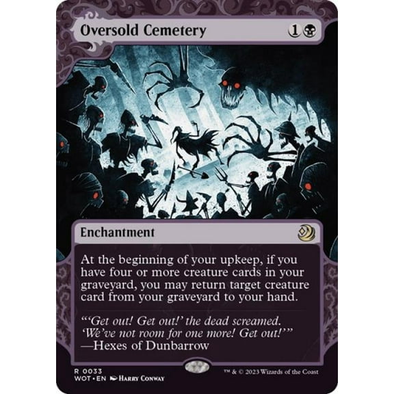 Magic the Gathering - Wilds of Eldraine: Enchanting Tales - Oversold Cemetery Near Mint