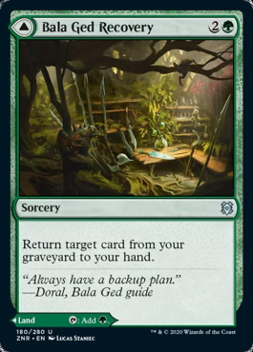 Magic the Gathering - Zendikar Rising - Bala Ged Recovery / Bala Ged Sanctuary Near Mint