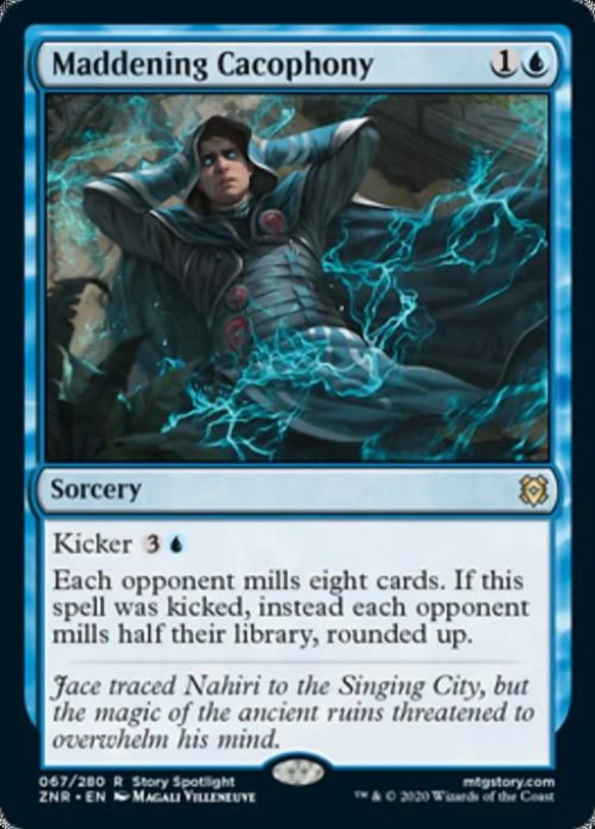 Magic the Gathering - Zendikar Rising - Maddening Cacophony Near Mint