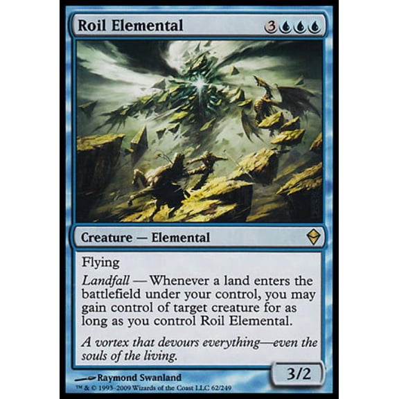 Magic the Gathering - Zendikar - Roil Elemental Medium Play