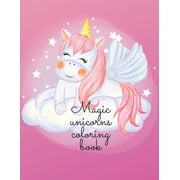 Magic unicorns coloring book, Paperback