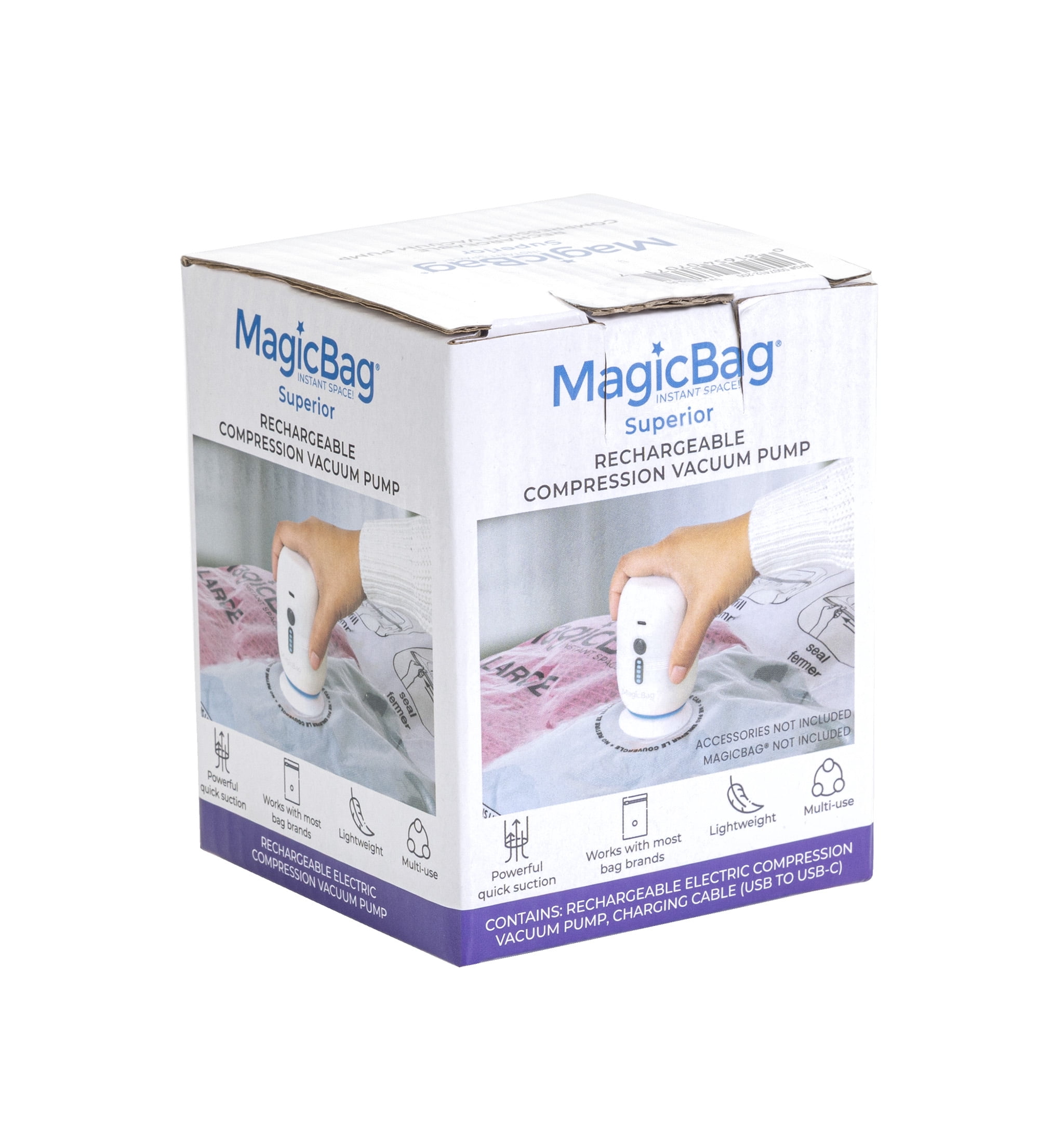 MagicBag Rechargeable Vacuum Pump, Electric Compression Pump