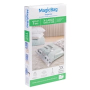 MagicBag X-Large Vacuum Storage Bag, 1 Pack Flat Compression Bag for Bedding, Space Saving & Airtight