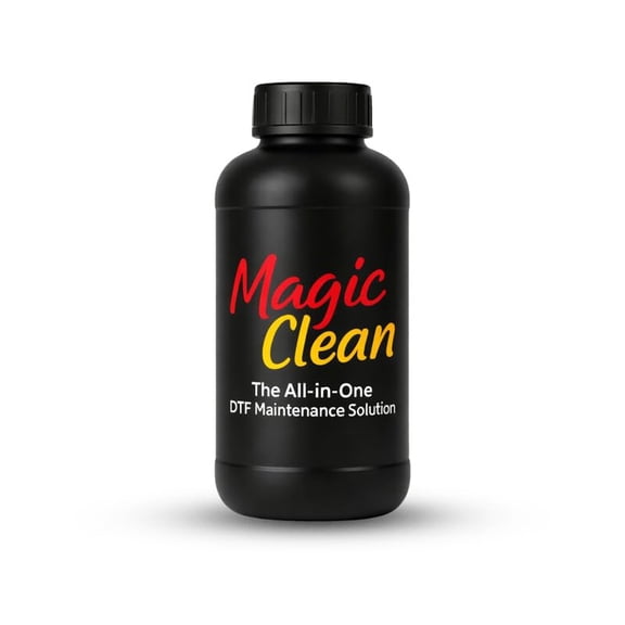 MagicCleanâ„¢ Printhead Cleaning Solution 100ml - All-in-One DTF Printer Maintenance Fluid for Flushing, Moisturizing, Wet Capping, Clog Prevention, Storage & Extended Printhead Life