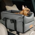 MagicFox Forward Facing Dog Car Seat Small Pet Carpool Seat Center