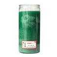 thumbnail image 1 of MagicLight 9-Inch Clear Glass Jar Unscented Prayer Candle with Long-Lasting Green Wax, 44 oz, 1 of 1