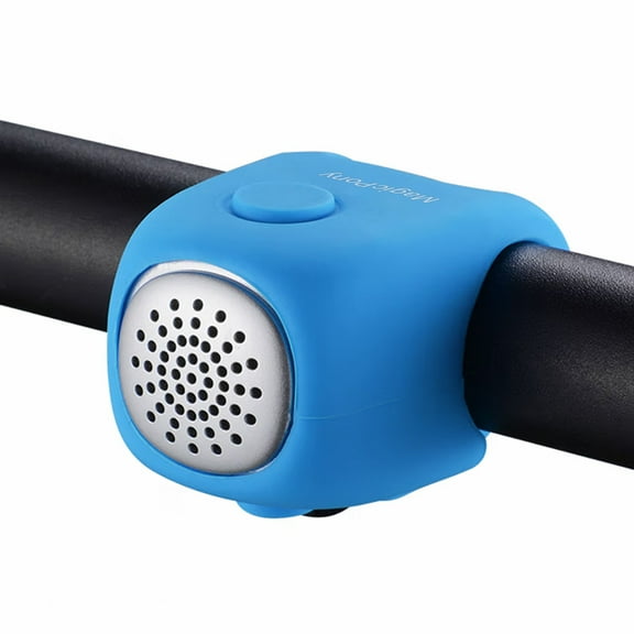 MagicPony Bicycle horns, Electric Bike Horn, Waterproof Bicycle Bell for Mountain and Road Bikes, Blue