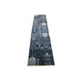 thumbnail image 1 of MagicRugs Dark Navy & Gray 2X10 Contemporary Runner Rug, 1 of 11