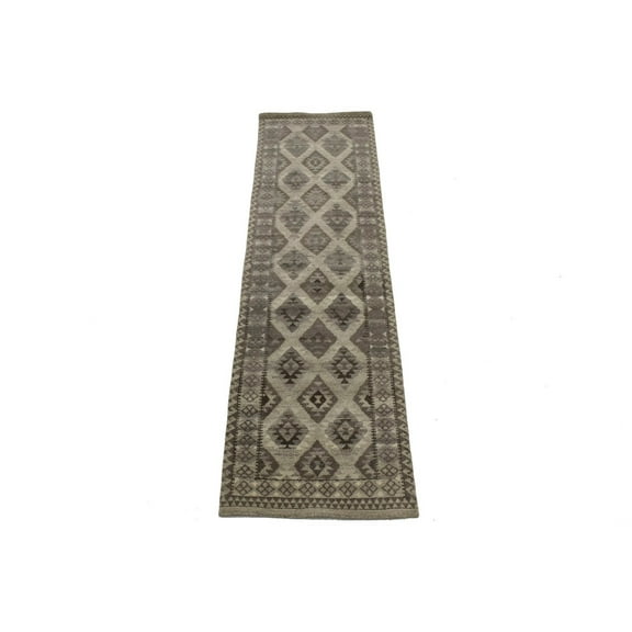 MagicRugs Multicolored Modern 3X10 Indo-Gabbeh Oriental Runner Rug