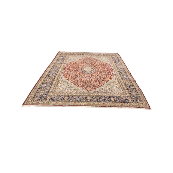 MagicRugs Traditional Floral Red Kerman 8'8 X 13'0 Ft Oriental Area Rug Carpet for Living Room Dining Room Bedroom Foyer Office and Library