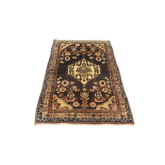 MagicRugs Tribal Floral Muted Brown Hamedan 5'10 x 3'2 Ft Oriental Area Rug Carpet for Living Room Dining Room Bedroom Foyer Office and Library