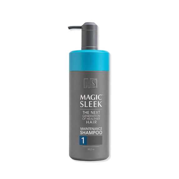 Magic Sleek Hydrating Shampoo | Moisturizing & Cleansing | Color-Safe | All Hair Types | Coconut Oil | Frizz Control | Sulfate & Paraben Free | For Dry Scalp | Daily Routine | 33.2 oz
