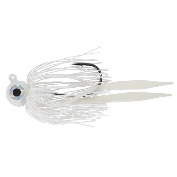 MagicTail Hoochie Jig, White, 3/8oz