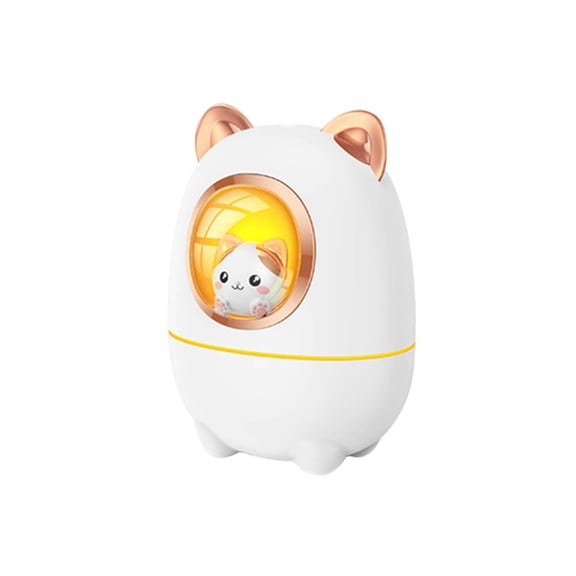 MagicXflow Cute Cats Humidifier, Baby Humidifier, Cartoon Aromatherapy Diffusers,Cool Mist Humidifier with USB Waterless Auto Shut-Off for Kids Children Home Office Bedroom (White)