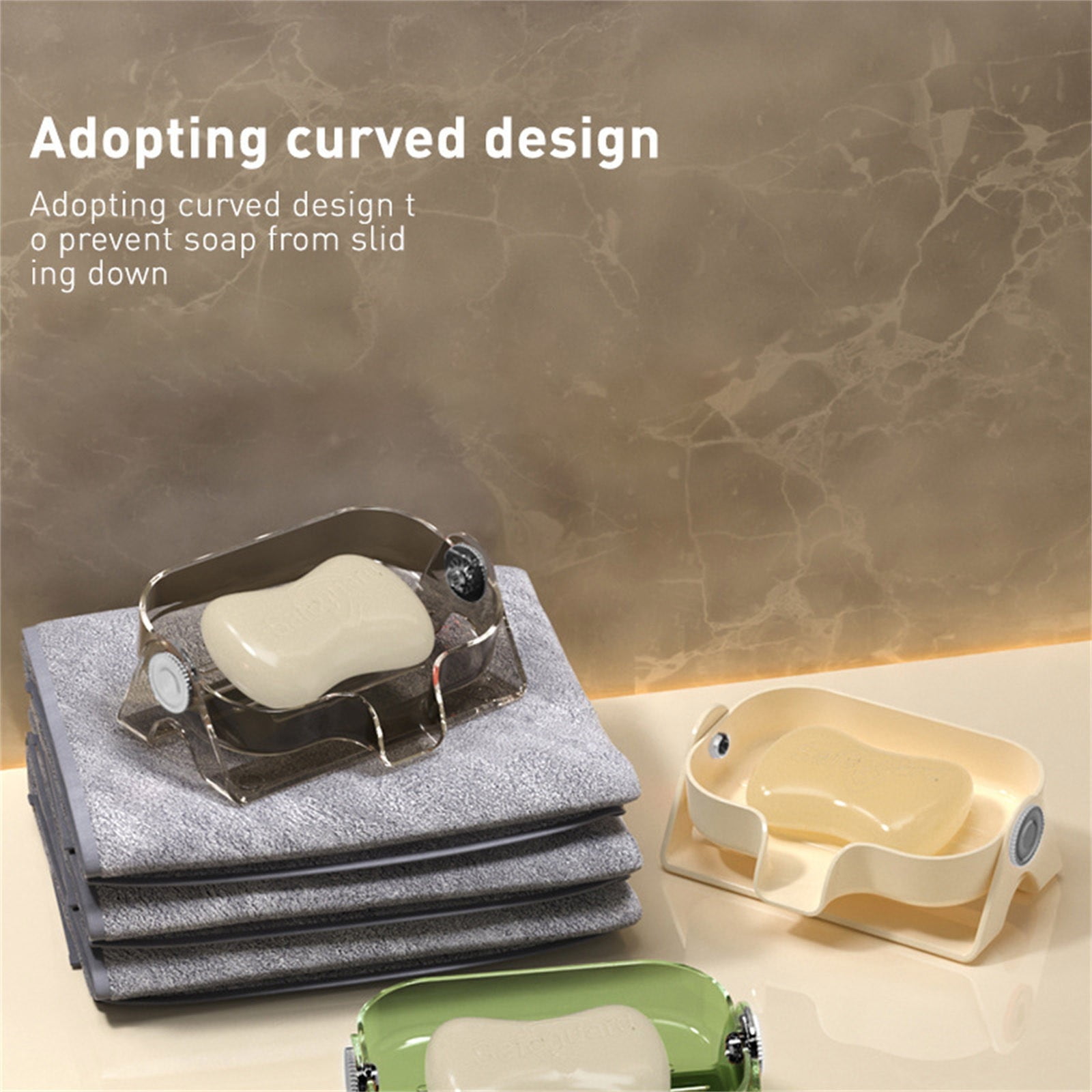 MagicXflow Enhanced Drainage Soap Dish, Adjustable Angle Soap Holder ...